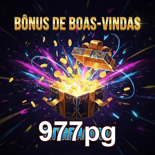 Imagem de boas-vindas do 977pg com bônus exclusivo para novos usuários.