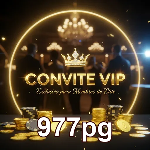 Convite VIP para evento de jogo no 977pg, ideal para fãs de games e entretenimento.
