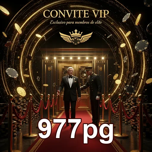Convite VIP para serviços exclusivos do 977pg, destacando elegância e sofisticação.